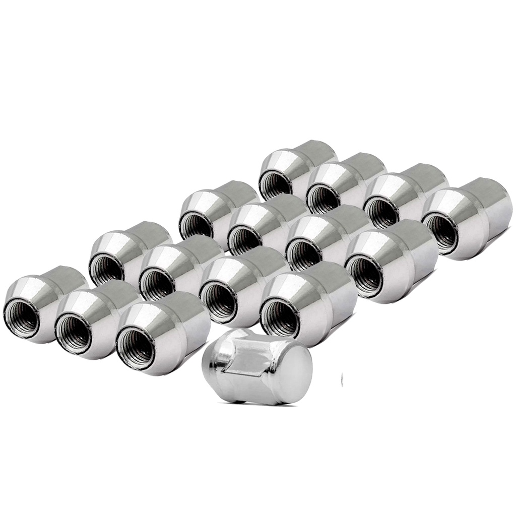 16 Porca Roda Cromada 19mm Onix/Prisma/Spin/Civic/Fit/Chevette em Oferta na Shopee