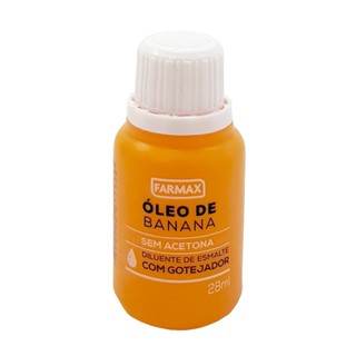Diluente De Esmalte Oleo De Banana Sem Acetona Farmax em Oferta na Shopee