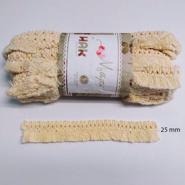 Renda by Millyta Vergara Cru - 25mm