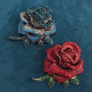 Broche Feminino De Flor Elegante Com Strass/Pin/Joia Retrô/Da Moda Para Mulheres