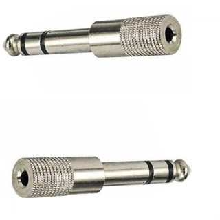 Plug Adaptador P2 Femea X P10 Macho estereo Metal Blindado em Oferta na Shopee