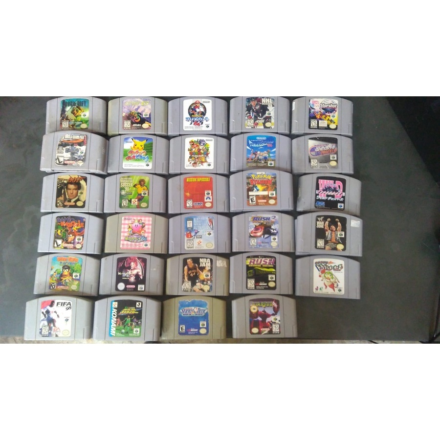 Jogos para Nintendo 64 (n64). Valores