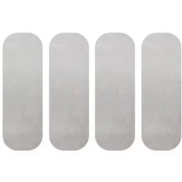 Kit 4 Adesivos Refletivo para capacete, moto, carro e bicicleta.
