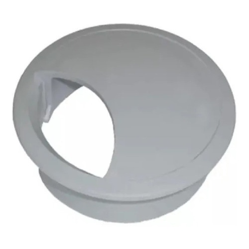 Guia Passa Fio 46mm Cinza Claro - 10 Peças