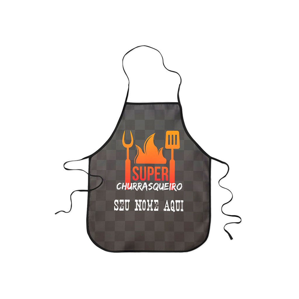 Avental Churrasqueiro Personalizado Com Nome | Shopee Brasil