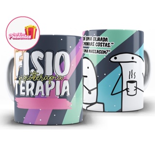 Caneca Meme - Flork - Profissões - Fisioterapia em Oferta na Shopee