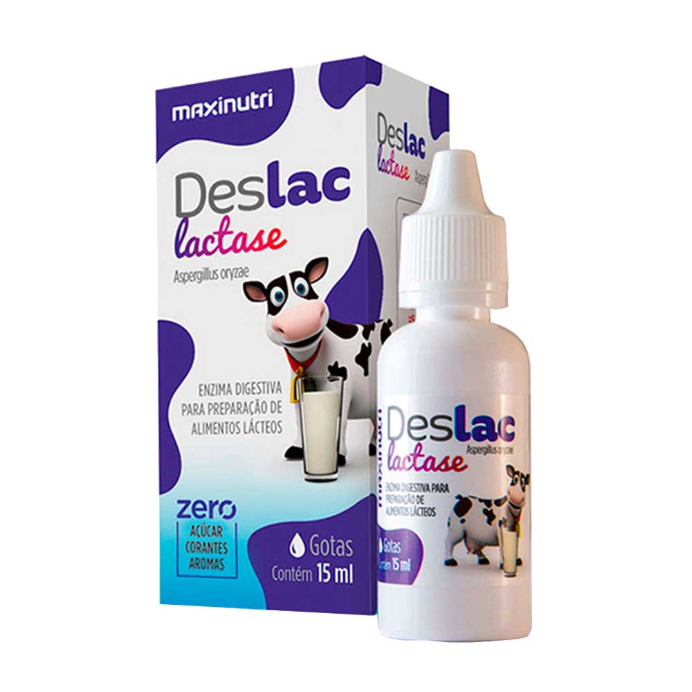 Deslac Enzima Lactase Gotas 15ml Maxinutri