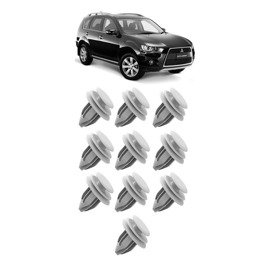 Kit 10 Grampo Presilha Fixador Forro da Porta Outlander 2008 a 2020