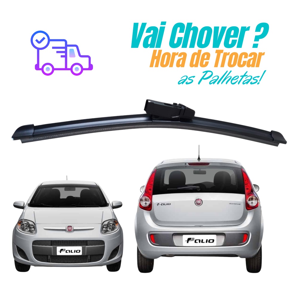 Palheta Limpador Parabrisa Traseira Palio Attractive Fiat até 2016 em Oferta na Shopee
