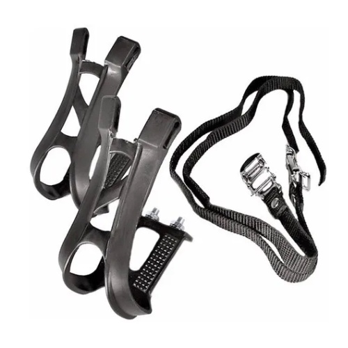 Firma Pé De Nylon Com Correia Pedal De Bicicleta E Spinning ( 5 pares )