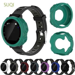 SUQI Protetor De Capa De Silicone Para Relógio Garmin Forerunner 235 735XT