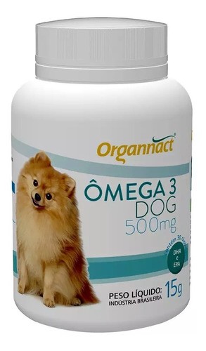 Suplemento ORGANNACT OMEGA 3 DOG  500MG