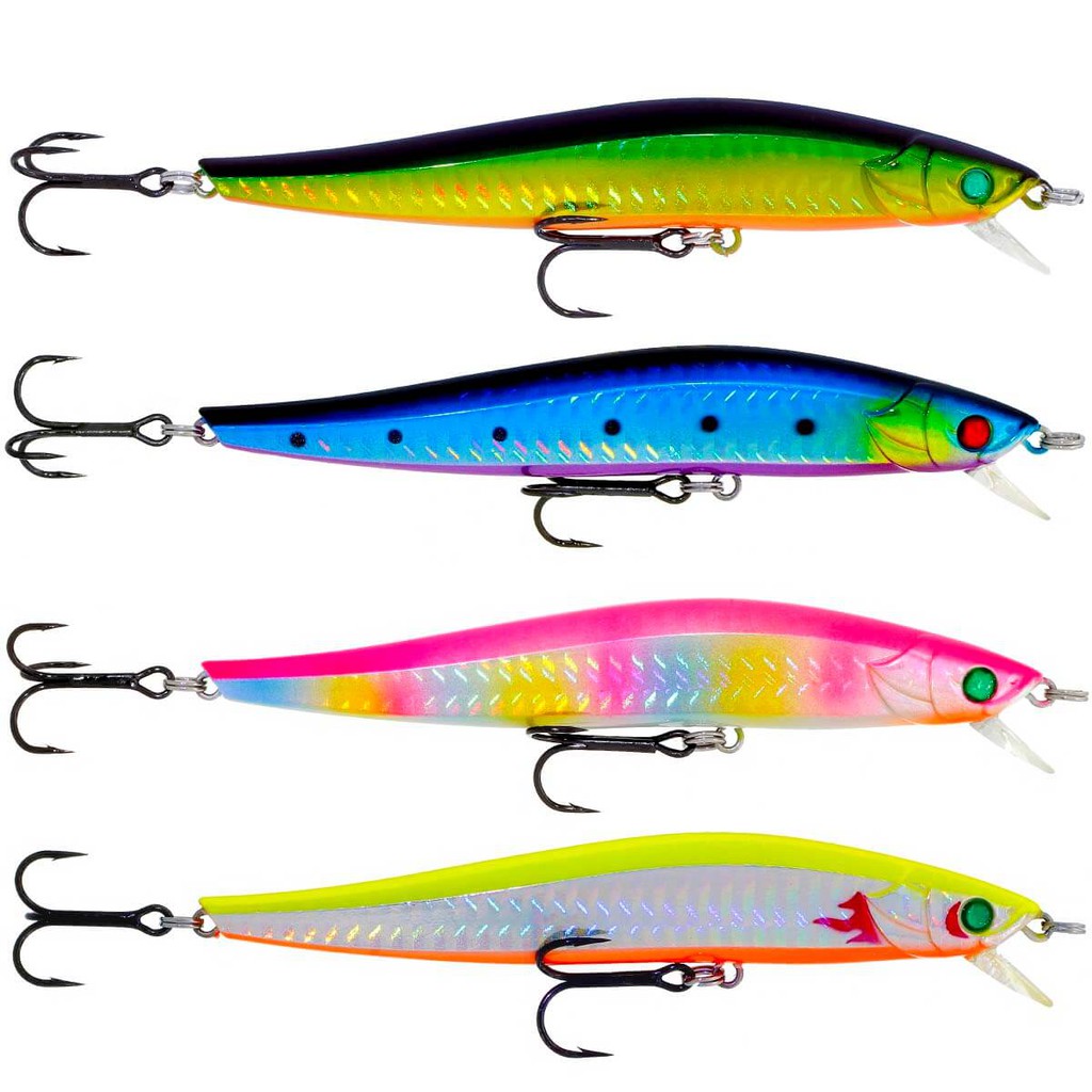 Isca Artificial para Pesca King Hunter Minnow 115 - DM5B - Meia água - 11,5cm - 16gr