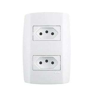 Tomada Dupla SLIM 10A/20A ILUMI