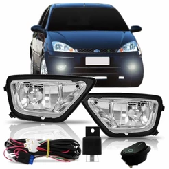 Kit Farol Milha Focus 2004 2005 2006 2007 Hatch e Sedan