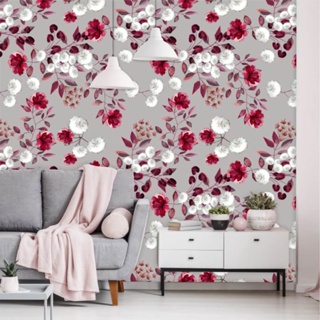 Papel de Parede Vinil Autocolante Floral Daphne 270 em Oferta na Shopee