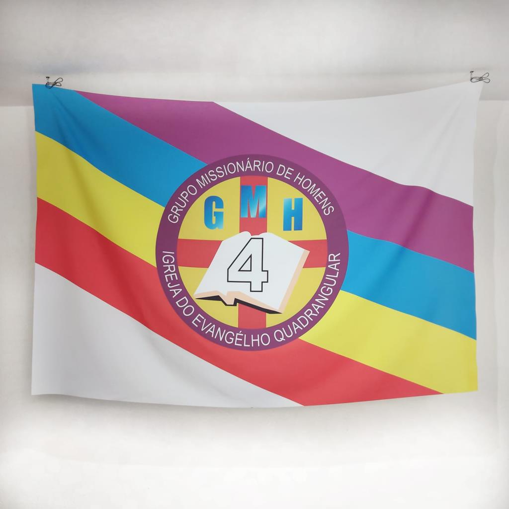 Bandeira Igreja Quadrangular Homens grande 1,50 x 1,00m em Oferta na Shopee