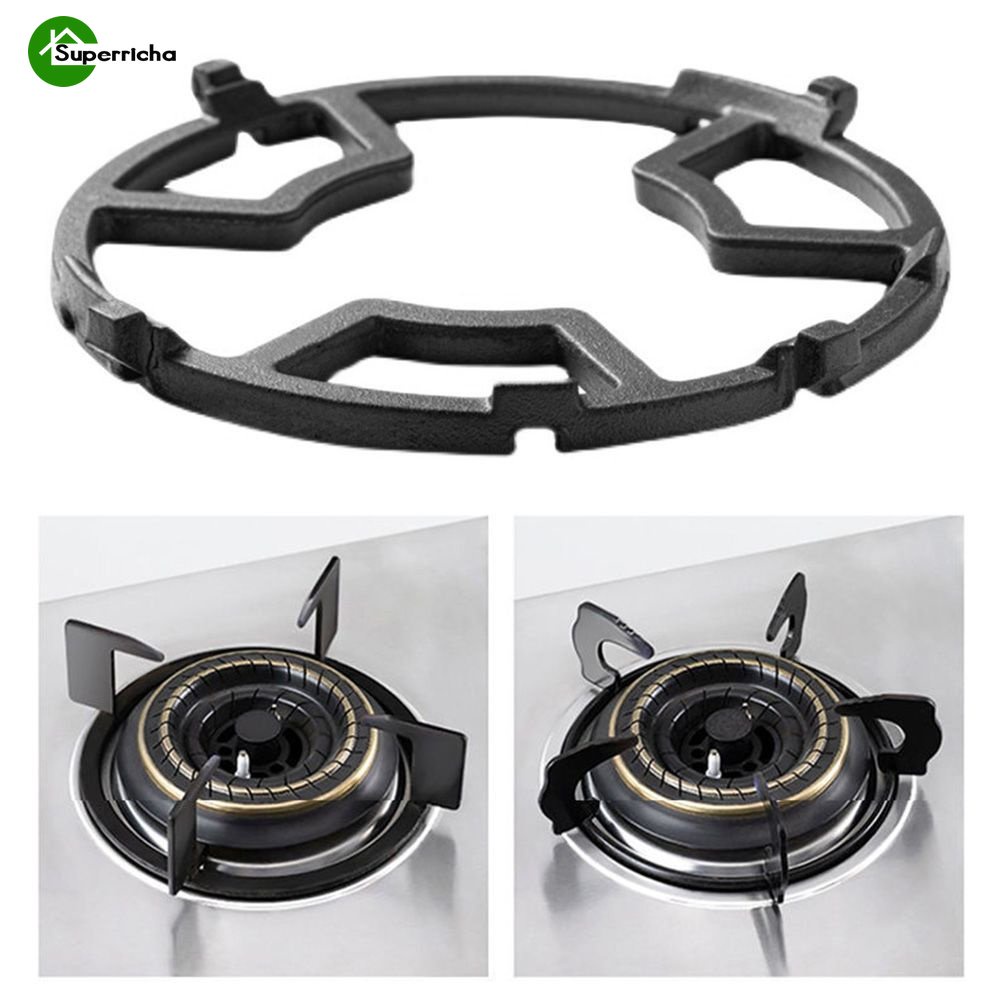 Suporte Para Fogão Estável Panela De Leite Ferro Fundido Universal Útil Cozinha Wok Cooktop