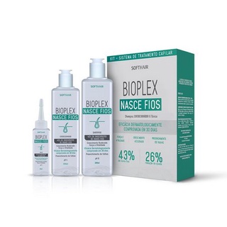 Bioplex Nasce Fios Shampoo 300ml + Condicionador 200ml + Tônico 60ml Soft Hair