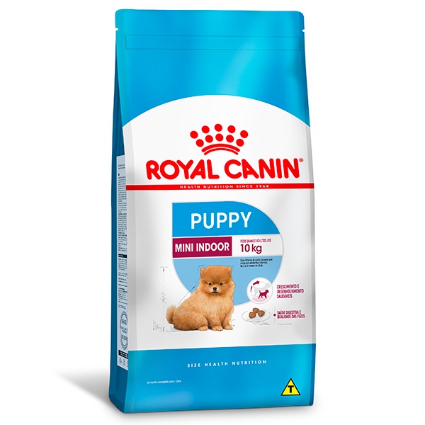 Ração Royal Canin Mini Indoor Junior para Cães Filhotes - 1Kg - Pets