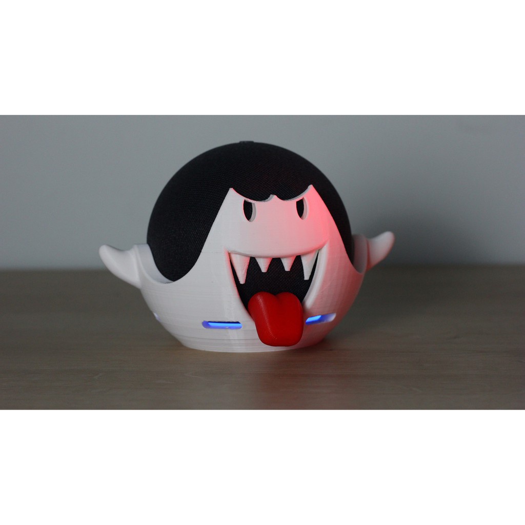Suporte Alexa Echo Dot 4 - Fantasminha do super mário