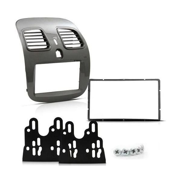 Moldura Painel 2 Din Fiat Gran Grand Siena, Palio Sporting - Champagne em Oferta na Shopee