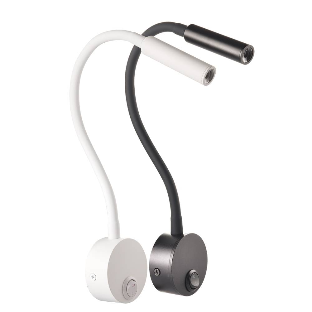 Luminária De Leitura De Estudo A Cabeceira 3w Led Book Lamp Lâmpada De Parede