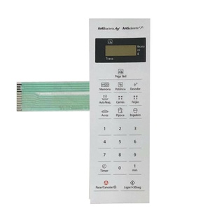 MEMBRANA COMPATIVEL MICROONDAS PANASONIC NNST25 LW BRANCA