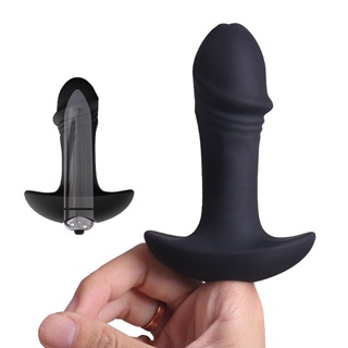 Plug Anal Vibrador e estimulador de Prostata Silicone em Oferta na Shopee