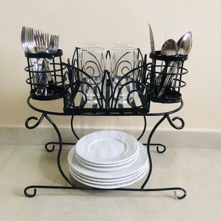 suporte pratos  de mesa porta   escorredor pia ferro rustico talheres decoração serviço organizador louças jantar menor preço