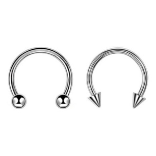 Piercing Ferradura Prada Aço cirúrgico