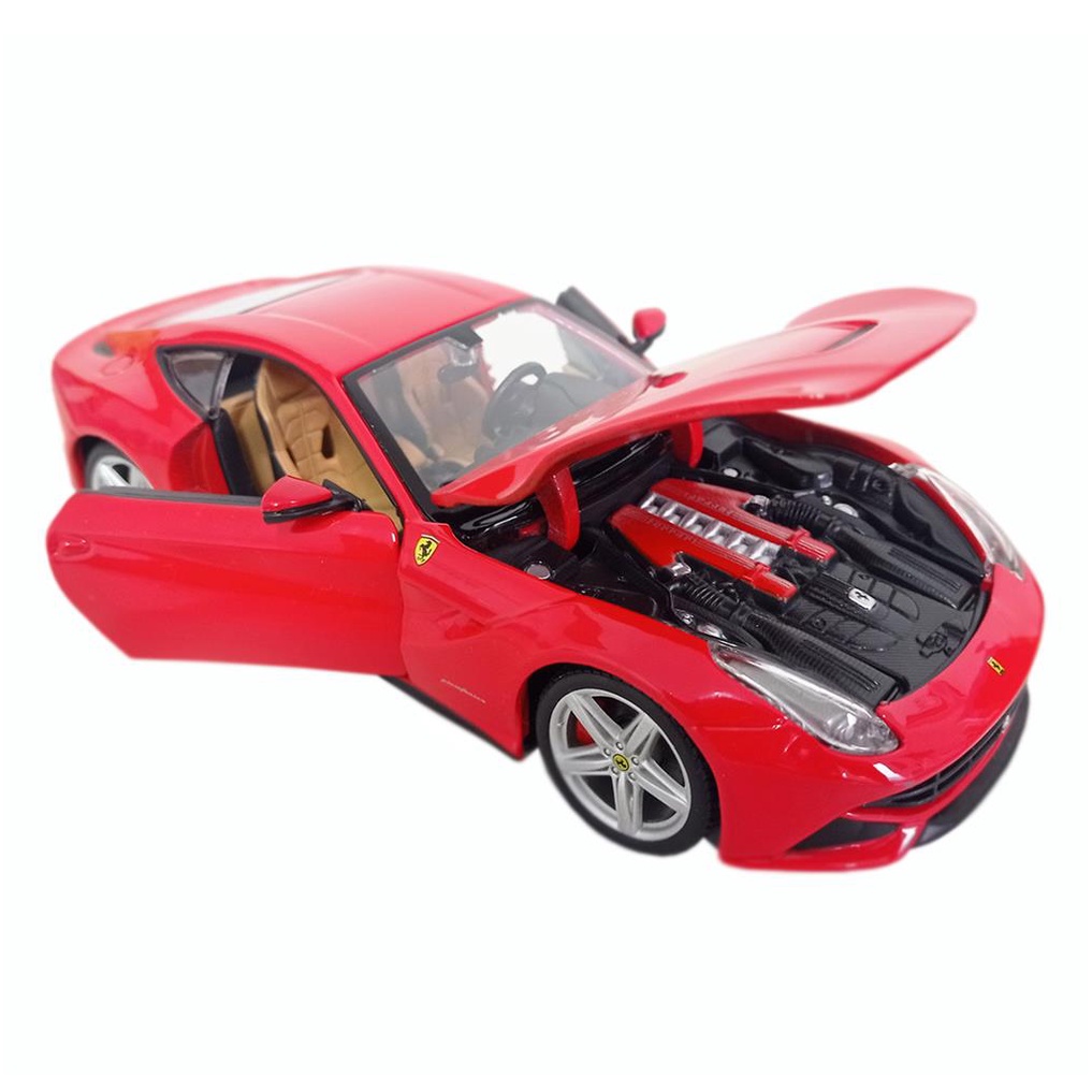 Miniatura Carro Ferrari F12 Berlinetta Vermelha -Escala 1:24