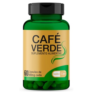 Café Verde - 60 Cápsulas - 500mg Golden Caps