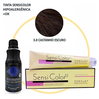 Coloração Sensi Color Hipoalergênica Alergoshop + Ox Cor 3.0