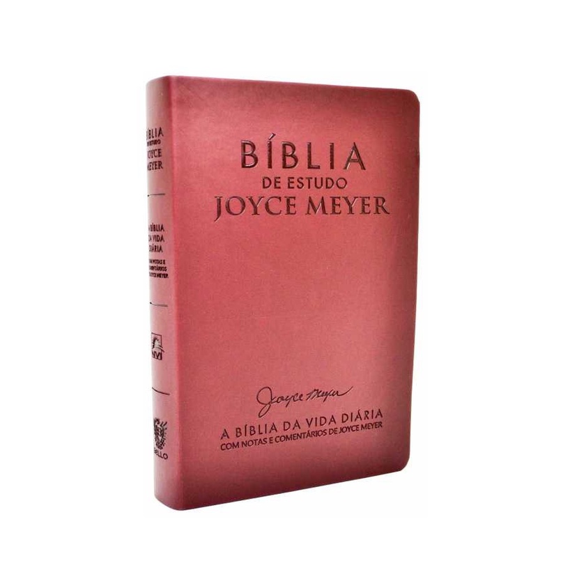 BÍBLIA DE ESTUDO JOYCE MEYER - Letra Grande Bordô - Books & Magazines