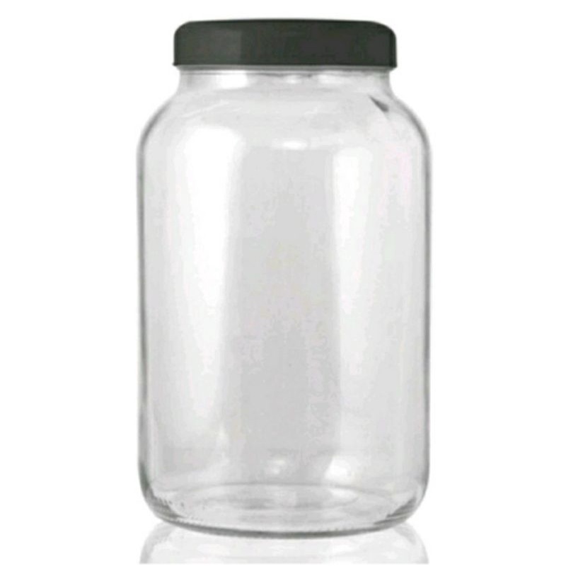 kit 3 unidades de Pote De Vidro 3Para Mantimentos/ração Para Pet Conserva/produtos  E Dentre Outras Utilidades.