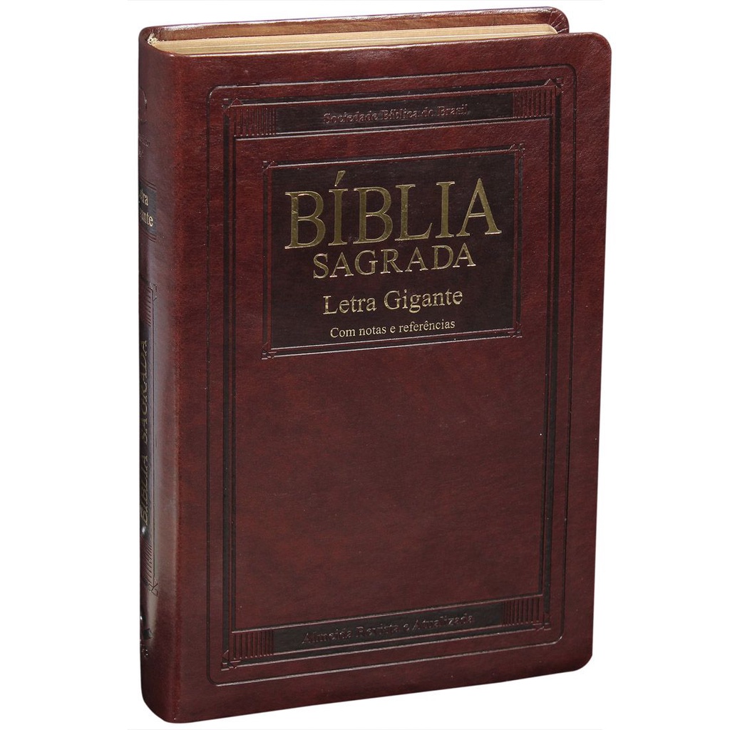 Bíblia Sagrada ARA Letra Gigante | Índice | Marrom Nobre