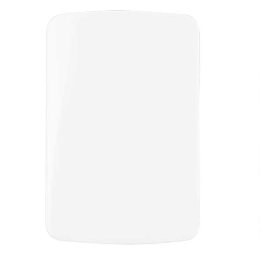Placa Cega 4x2 sem Suporte Branco linha B3 margirius