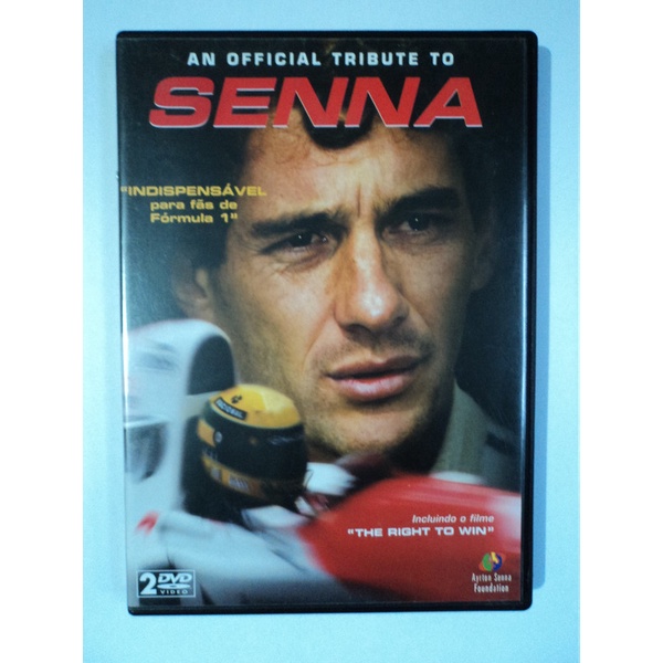 Dvd Duplo An Official Tribute To Ayrton Senna - Ag25