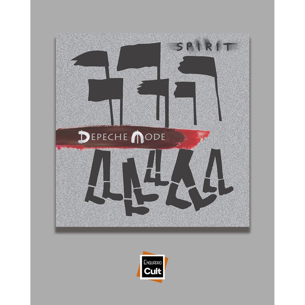 Placa Decorativa 20x20cm Depeche Mode