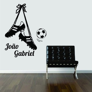 Adesivo decorativo infantil Chuteira bola Futebol