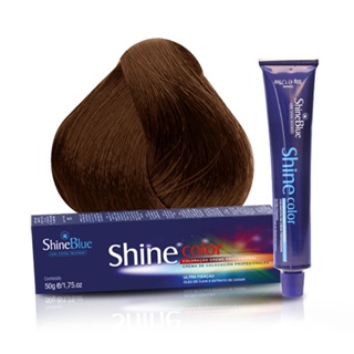 Coloração 7.7 Louro Médio Marrom Shine Blue 50g ! em Oferta na Shopee