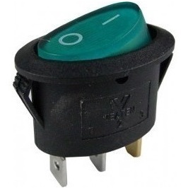 10 Peças - Chave Gangorra Oval  Kcd1-115n Verde C/neon