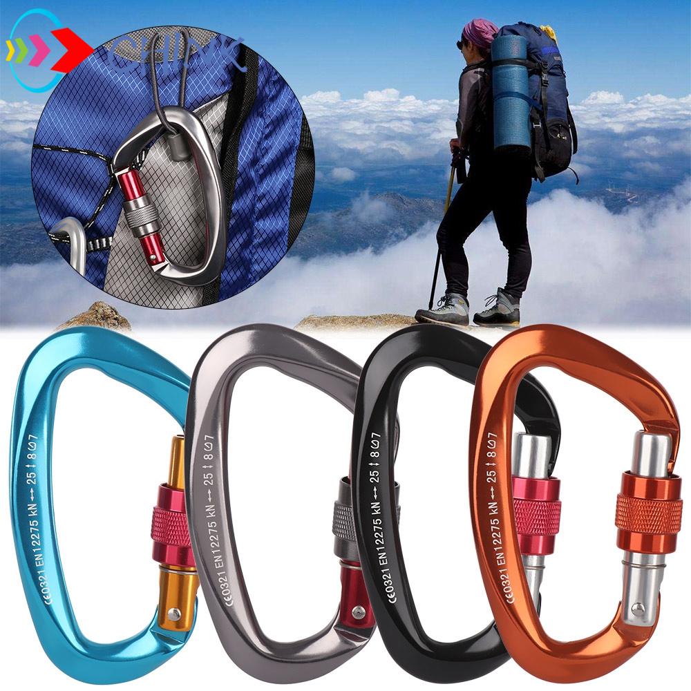 CHLIZ Ganchos Para Chaves De Escalada Alumínio 12/25KN Acessórios Segurança Master Lock
