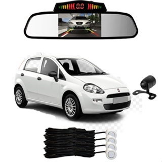 Sensor De Ré + Espelho Camera Ré Fiat Punto Branco em Oferta na Shopee