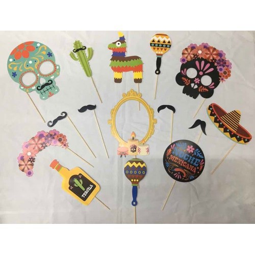 Placas Divertidas Para Foto Caveira Mexicana Aniversário