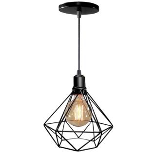 Pendente Luminária Lustre Aramado Diamante Canopla Cobre em Oferta na Shopee