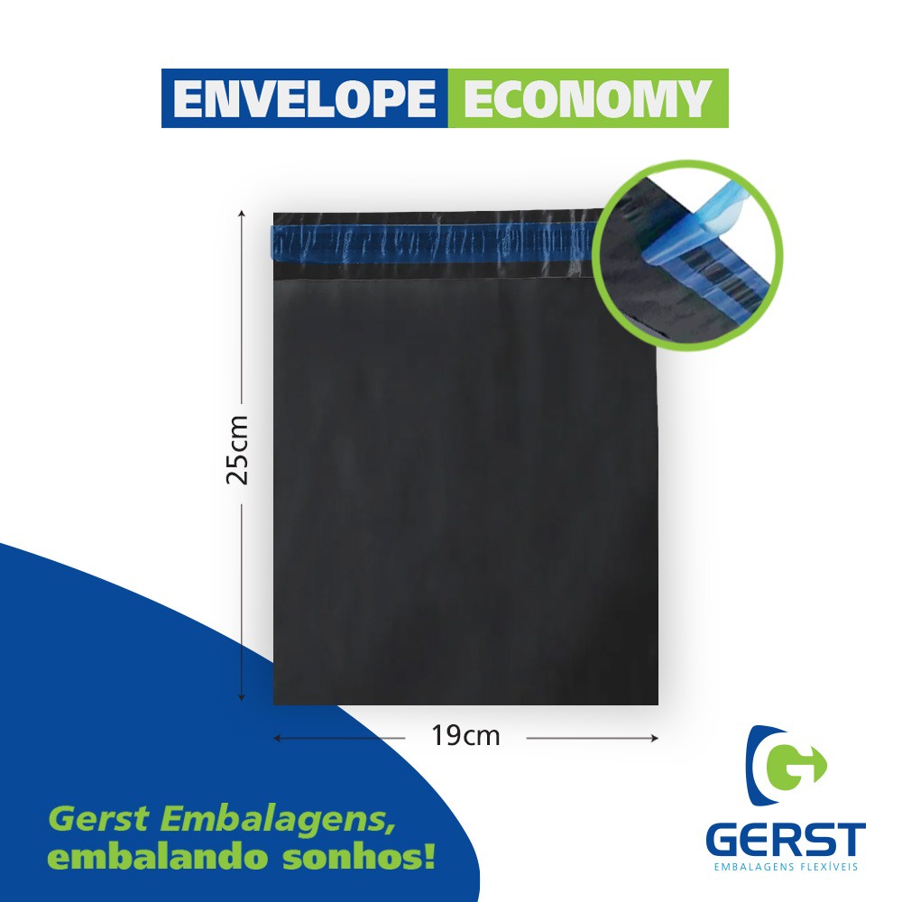 19 x 25 100 Unidades Envelope de Segurança Embalagem Cinza Para envio de Correio Aba Adesiva
