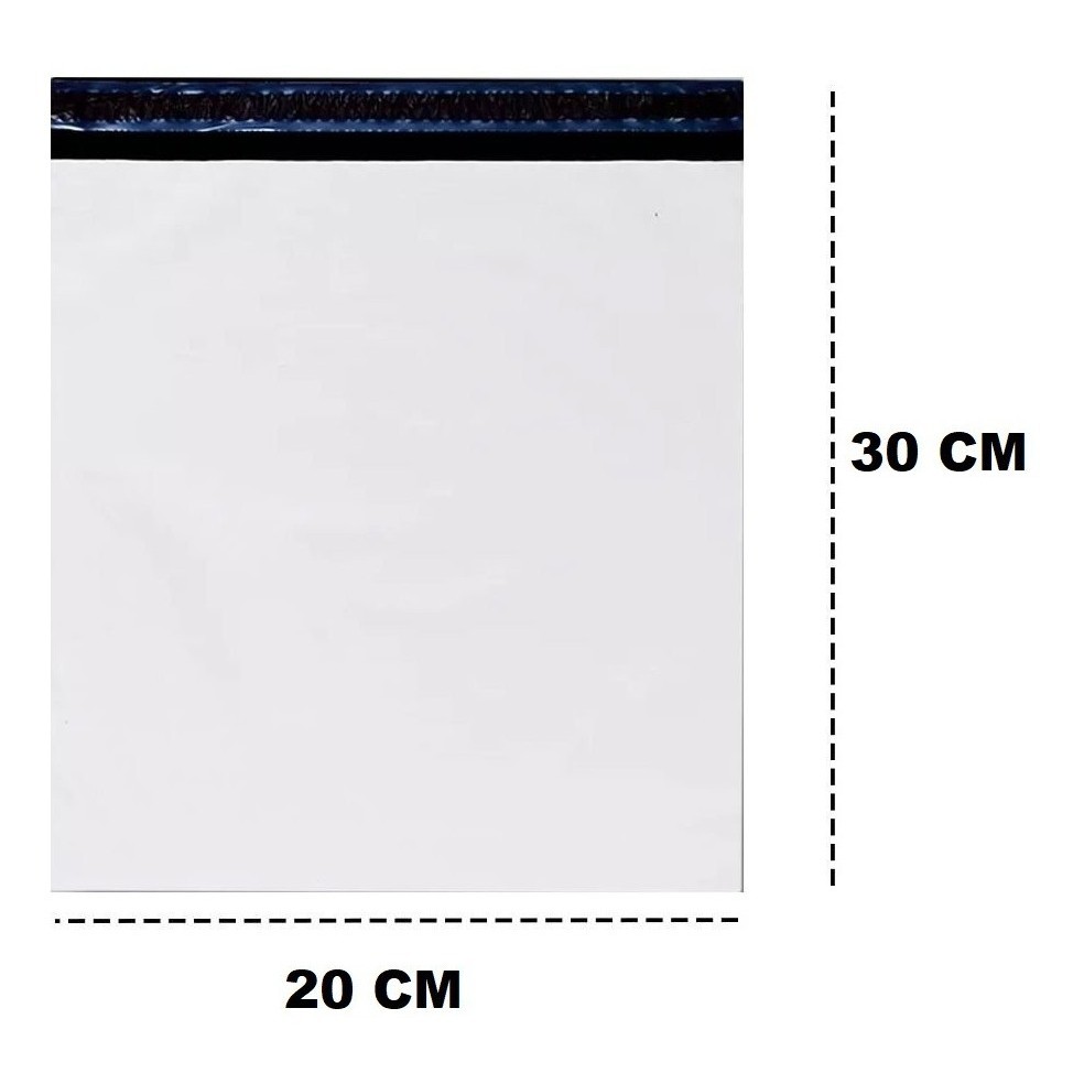 50x Embalagem Plástica Lacre Sedex Correios Saco 30 X 20 Cm