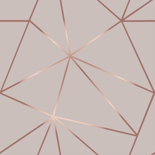 Papel De Parede Bactericida Lavável Zara Rosa Rosê Gold Quarto Sala Autocolante
